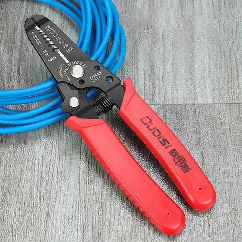 Drôtený striptér Úspora na šetrenie kliešťa Peeler drôt s rezačkou Fiber Optický kábel kliešte ručné náradie pre elektrikárov viac