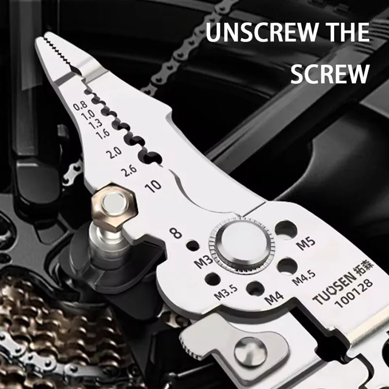 Drôtový striptérka Decrustmation Pliers Crimper Cabper Stripper Cutter Multifunkčný drôtový opravárenský náradie ručné náradie