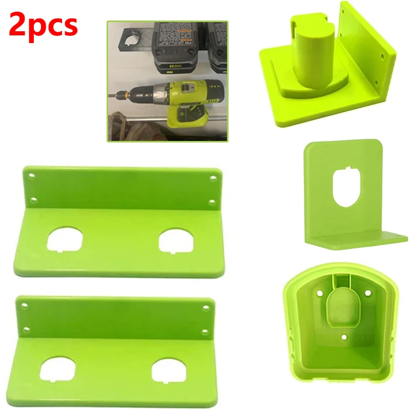 Držiak batérie a držiaka nástroja pre nástenné držiaky pre Ryobi 18V Littium Battery Energy Storage Storage Hangers pre Ryobi P103 P107 P108