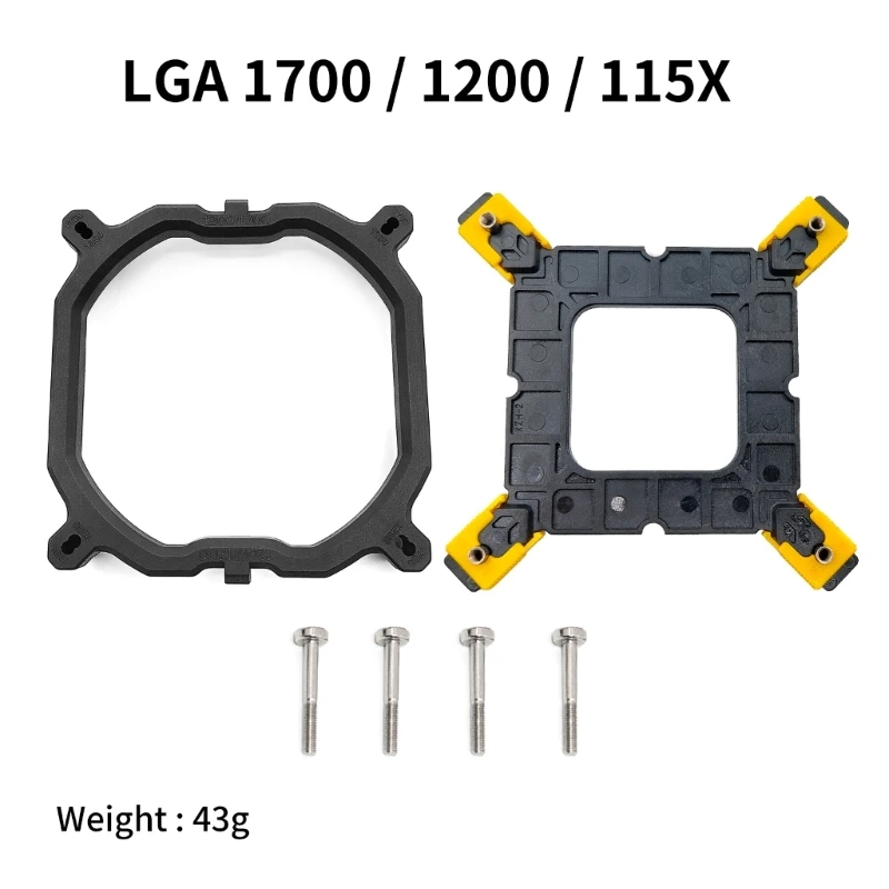Držiak držiaka držiaka ventilátora CPU pre LGA 1150 1151 1155 1156 1366 1700