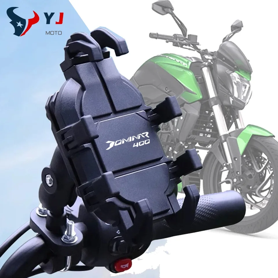 Držiak mobilného telefónu na riadidlách s držiakom GPS pre tlmič GPS pre Bajaj Dominar400 Dominar 400 2022- 2024 Moto Accessories