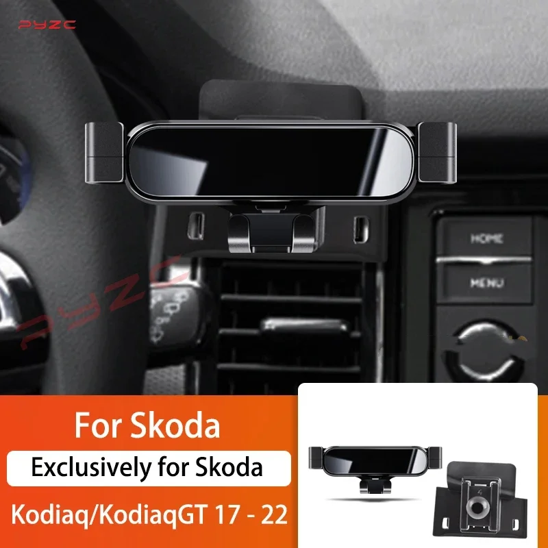 Držiak mobilného telefónu pre mobilné telefóny pre SkoDa Kodiaq GT 17-22 360 stupňov Rotačný GPS Špeciálna podpora navigácie Doplnky navigácie