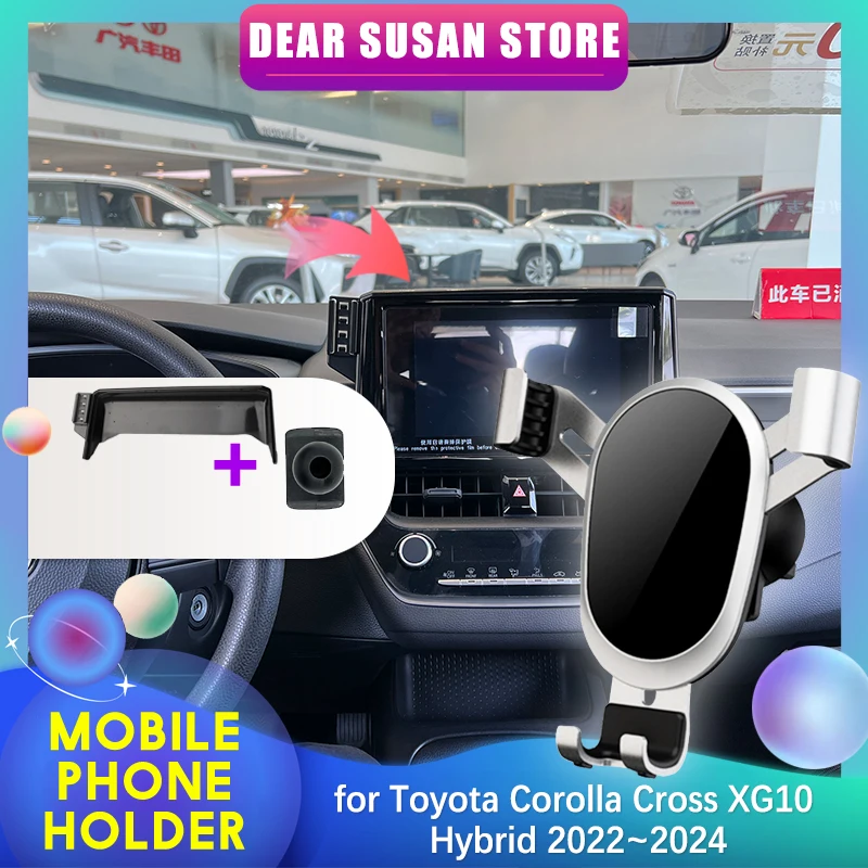 Držiak mobilného telefónu pre mobilný telefón pre Toyota Corolla Cross XG10 Hybrid 2022 ~ 2024