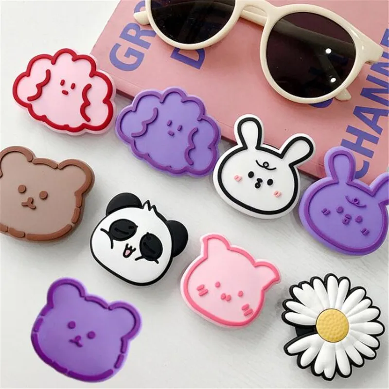 Držiak mobilného telefónu Rabbit Daisy Bear Ring Rozšírením stojanu na stánok prstom Základný prst podporuje telefónne držiak pre iPhone 15