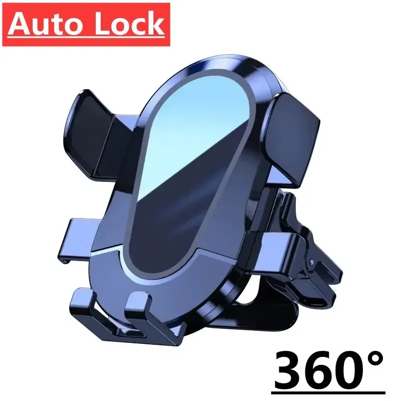 Držiak na auto držiak na auto MONT AUTO LOCK AIR VENTICKÝ SMARTPLE Mobilný gravitný stojan CLIP CELL GPS Podpora v aute pre iPhone Xiaomi Samsung