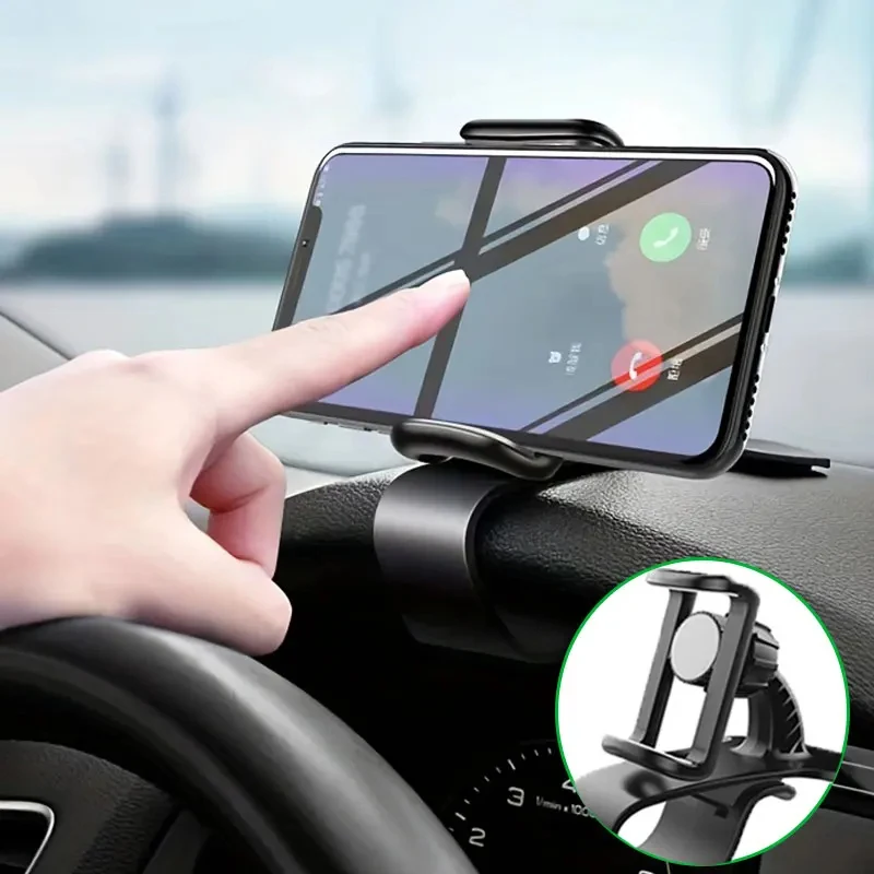Držiak na auto držiak na auto Universal Dashboard Car Clip Mount GPS držiak automobil Mobilný telefón Podpora v aute pre iPhone Xiaomi Samsung