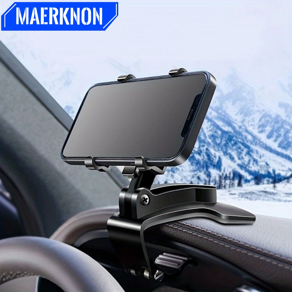 Držiak na auto držiak na auto Universal Dashboard Car Clip Mount GPS držiak automobil Mobilný telefón Podpora v aute pre iPhone Xiaomi Samsung