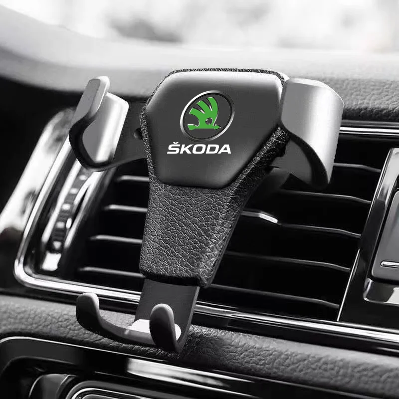 Držiak na auto držiteľ gravitácie Sensing Auto Grip Universal Držiak pre skod A5 A7 Yeti Roomster Octavia Rapid Fabia Superb Kodiaq