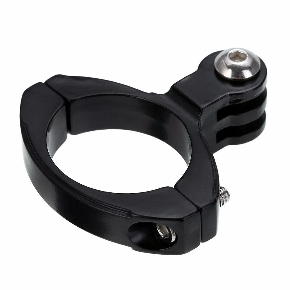 Držiak na bicykel Clip Clip Clip Držiteľ bicyklov na bicykli SEATPOST CLAMP Hliníkový držiak pre GoPro Hero 3/4/5/SARGO DJI Akčné doplnky kamery