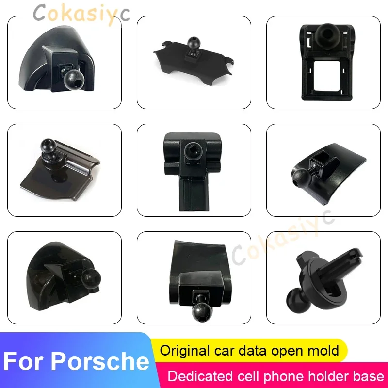 Držiak na držiak automobilu Stojan Špeciálny držiak mobilných telefónov v aute Air Air Vent Clip Mount GPS podpora pre Porsche Paramera Cayenne Macan
