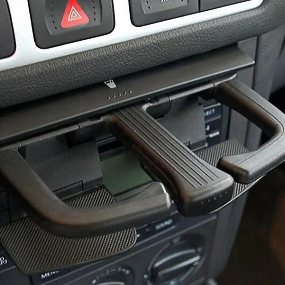 Držiak na držiak na pohár čiernych automobilov pre držiak pre A3/A4/A5/A6/Q5/Q7 pre VW MK4 pre VW SLIDIDE SUPTION 1PESE