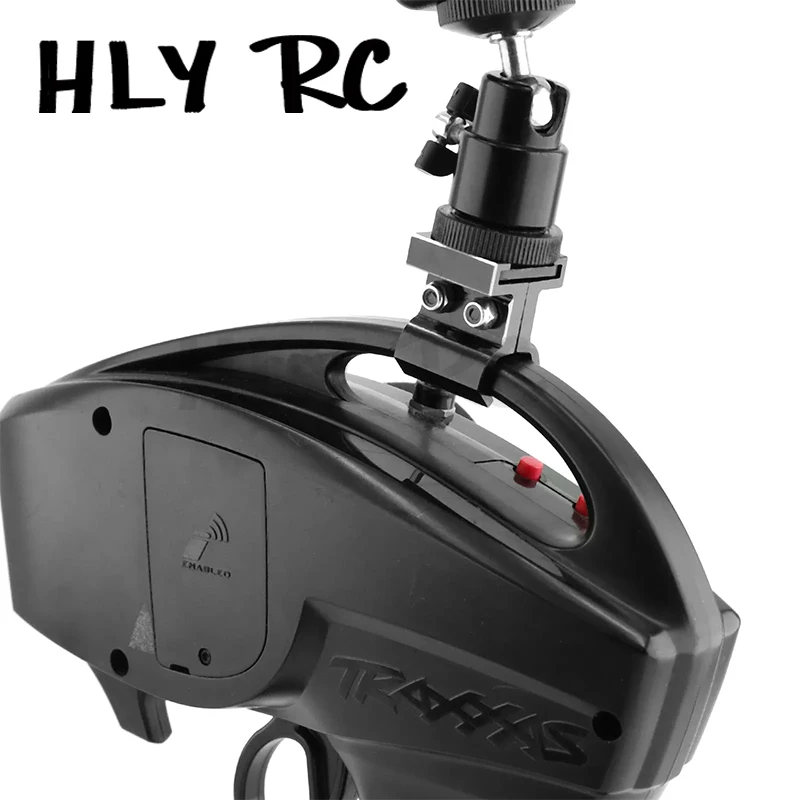 Držiak na kovový vysielač TQI pre držiak na montáž telefónu TRAXXAS TRX4 TRX6 E-Revo Slash Rustler T-Maxx E-Maxx RC Časti na vylepšenie vozidla