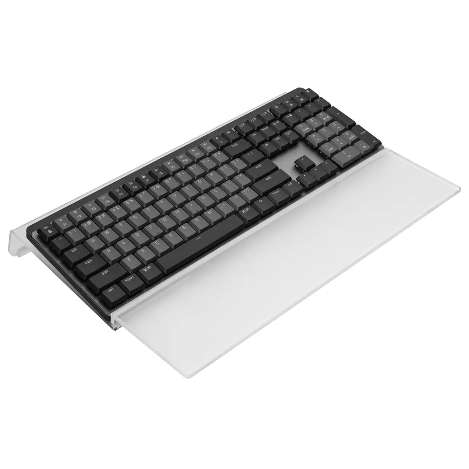 Držiak na matnú akrylovú klávesnicu+podpora zápästia 2-v-1 kombinácia pre logitech Nuphy Air75 75% Mechanical Keyboard 84 klávesov