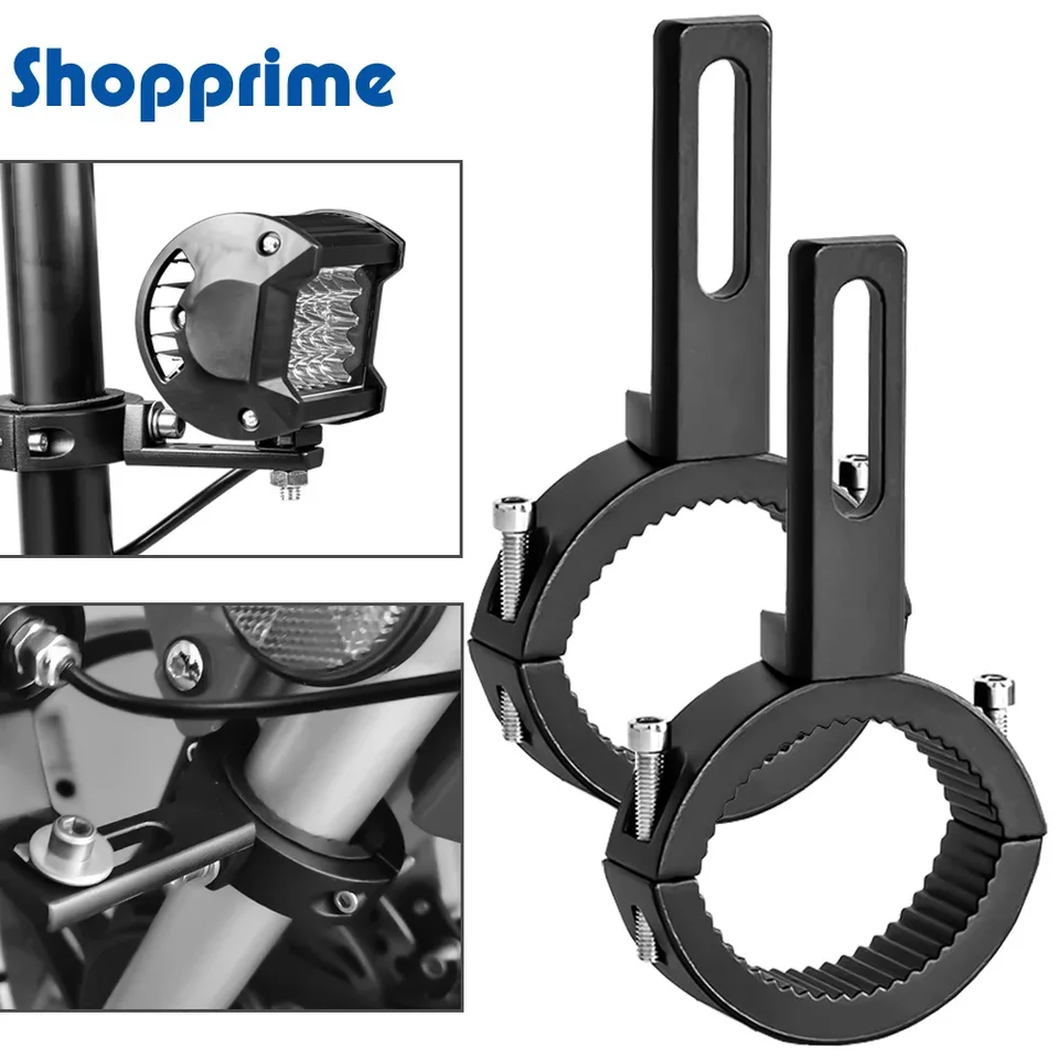Držiak na motocyklovú hmlu 20-38 mm/38-60 mm pomocný motocykel Podporný stojan na podporu stojanov Moto Spotlights Montáž