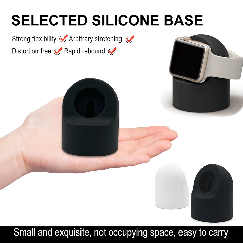 Držiak na nabíjačku Mount Silikone Dock Držiak pre Apple Watch Silikone Stock Box