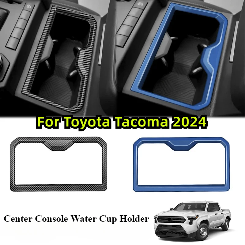 Držiak na pohár na vodu s automobilom Vodný držiak pre Toyota Tacoma 2024 ABS Decoration Frame Cover Cover Trim Stickers