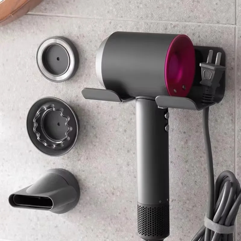Držiak na sušič vlasov namontovaný na stenu pre držiak na dyson laifen hliníkovú magnetickú trysku