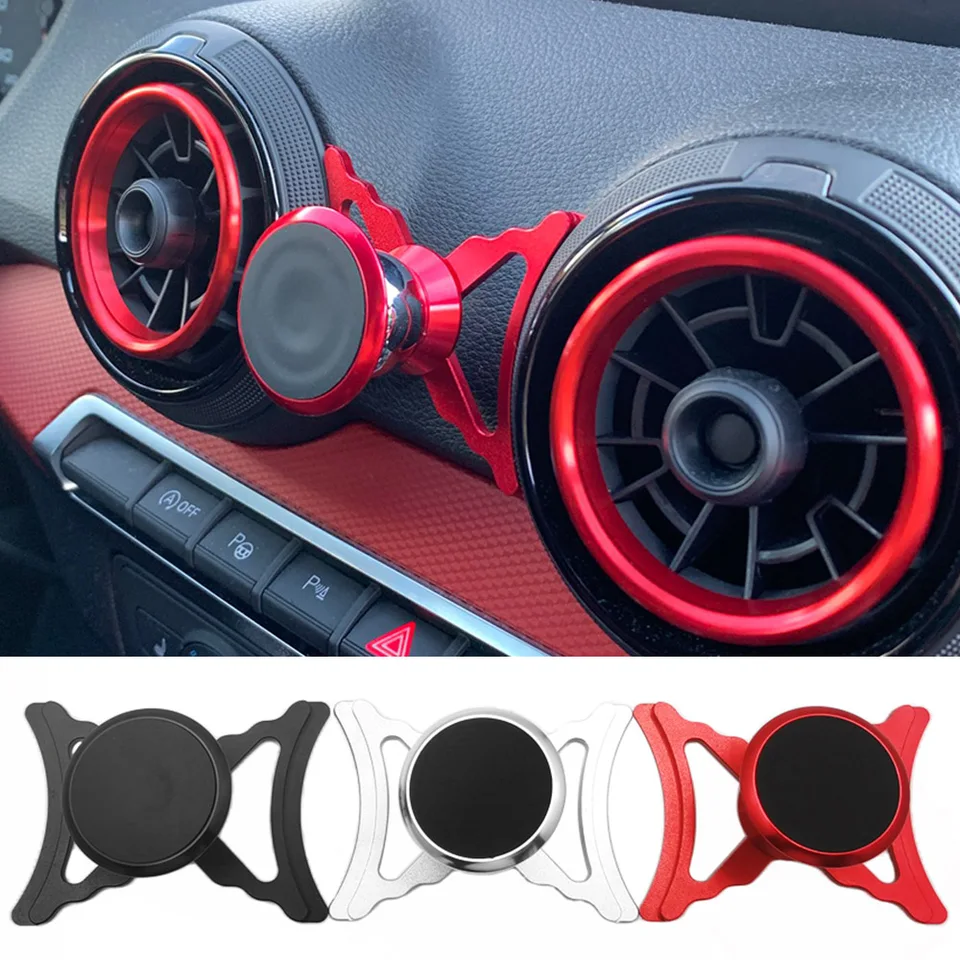 Držiak na telefón auta pre Audi Q2 Sq2 Gab Air Vent Magnetic Mount Styling Držiak GPS GPS Stánok 360 stupňov otočná mobilná podpora