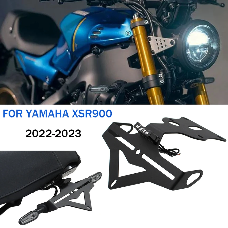 Držiak na zadnú poznávaciu značku motocyklov s eliminátorom Light Tail Fender Eliminator pre Yamaha XSR900 XSR 900 2022 2023