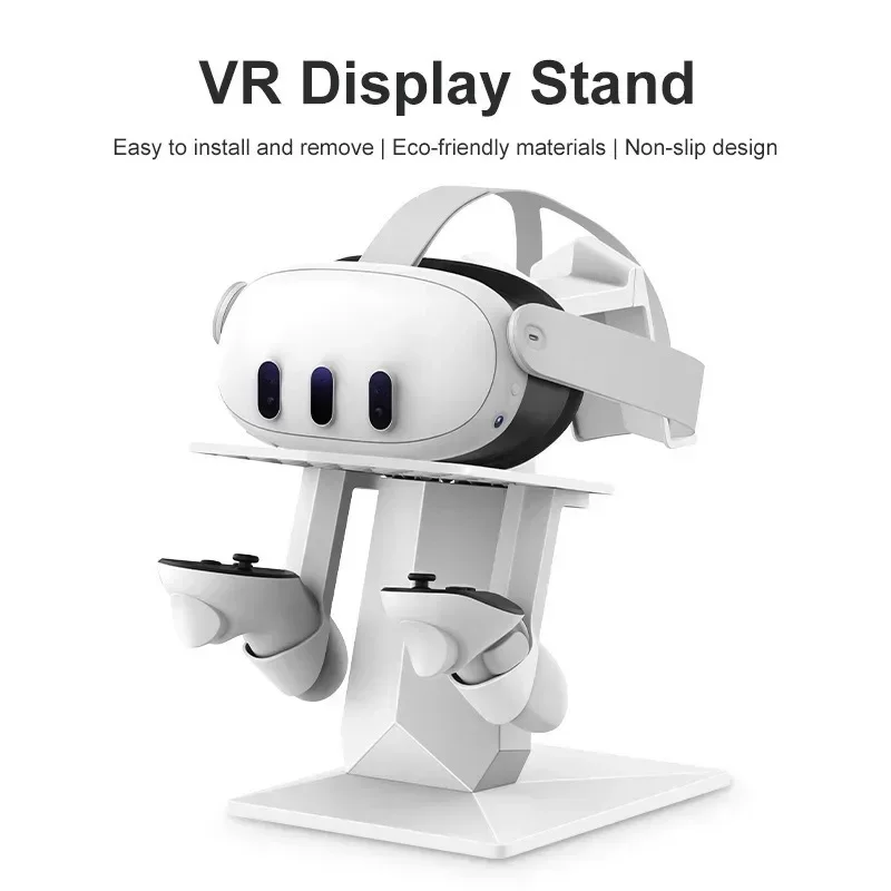 Držiak náhlavnej súpravy ovládača Stabilná virtuálna realita zobrazenie stojanu odnímateľná pre meta Quest 3 VR príslušenstvo
