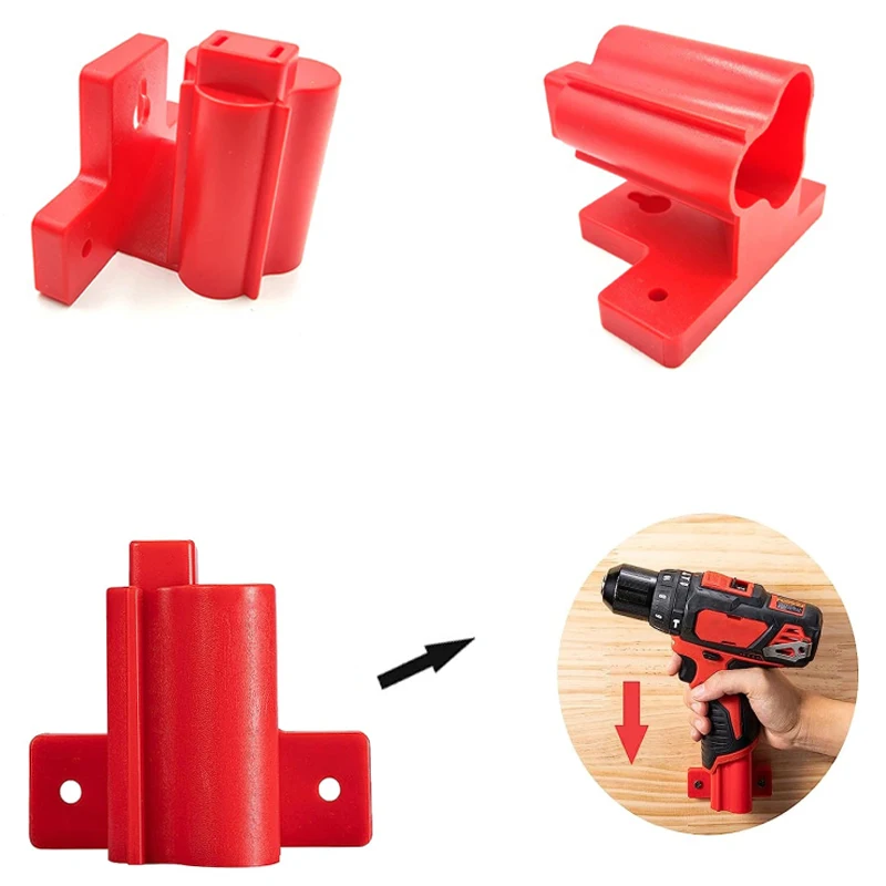 Držiak skladovania stroja 1/22PC pre Milwaukee 12V držiak na držiak na držiak na batériu Poličky pre vŕtací elektrický výkon