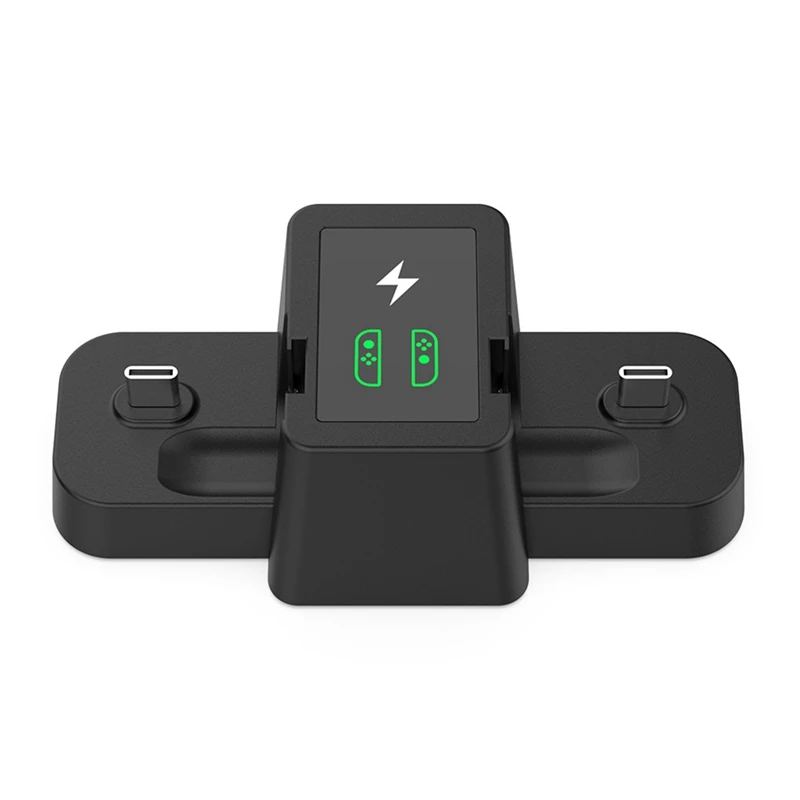 Držiak stanice Type-C Nabíjacie nabíjacie nabíjací prístavisko pre rukoväť Joycon Ruck Canger Dock Station pre Switch OLED