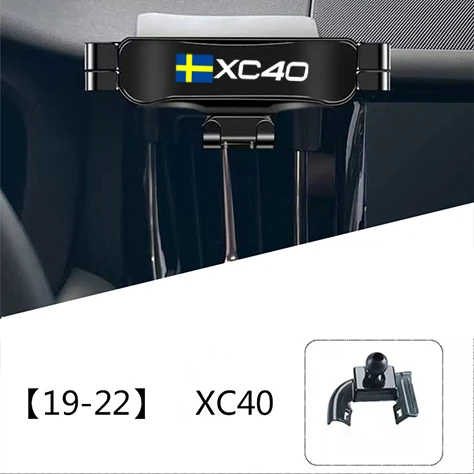 Držiteľ mobilných telefónov interiéru automobilov určený pre špeciálne vozidlá pre auto pre Volvo XC40 2019-2022