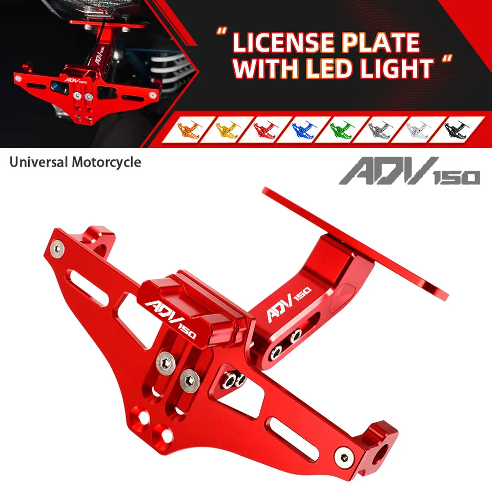 Držiteľ poznávacej značky Turn Signál LED LEG ADV150 pre Honda Adv 150 2019 2020 2021 2022 2023 2024 Eliminátor Tail Fender Fender