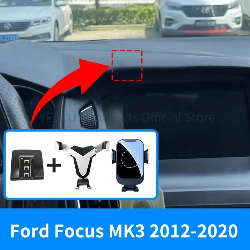 Držiteľ telefónu pre Ford Focus MK3 2012-2016 2017 2018 2019 2020