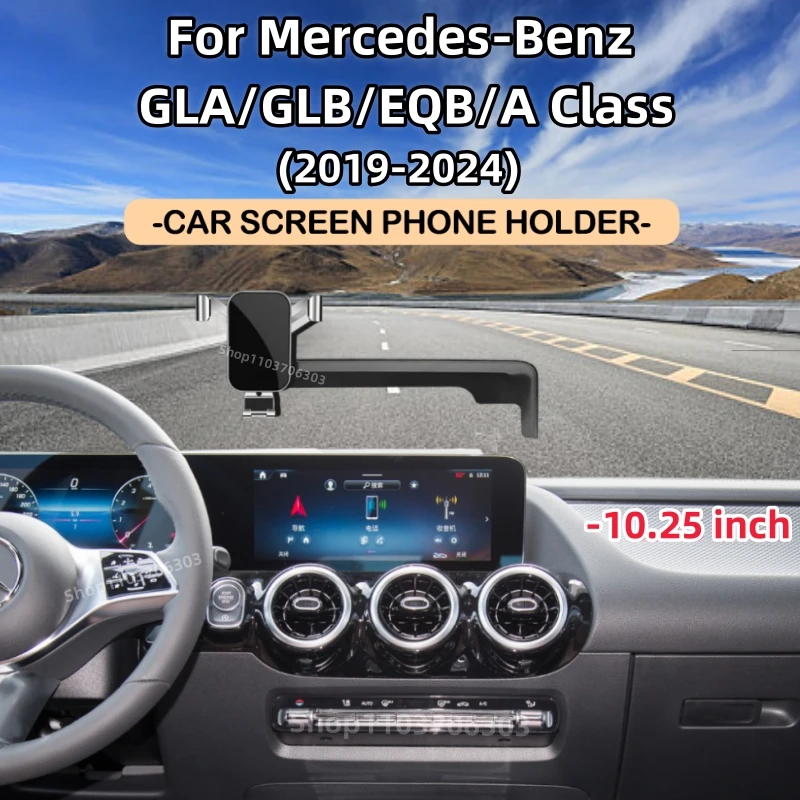 Držiteľ telefónu s automobilom pre Mercedes-Benz GLA GLB EQB triedy 2019-2024 Držiak mobilných telefónov