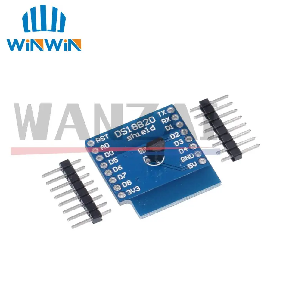 DS18B20 pre Wemos D1 Mini Teplotný senzor modulu WiFi Modul Modul WiFi Extension Board Learning Board