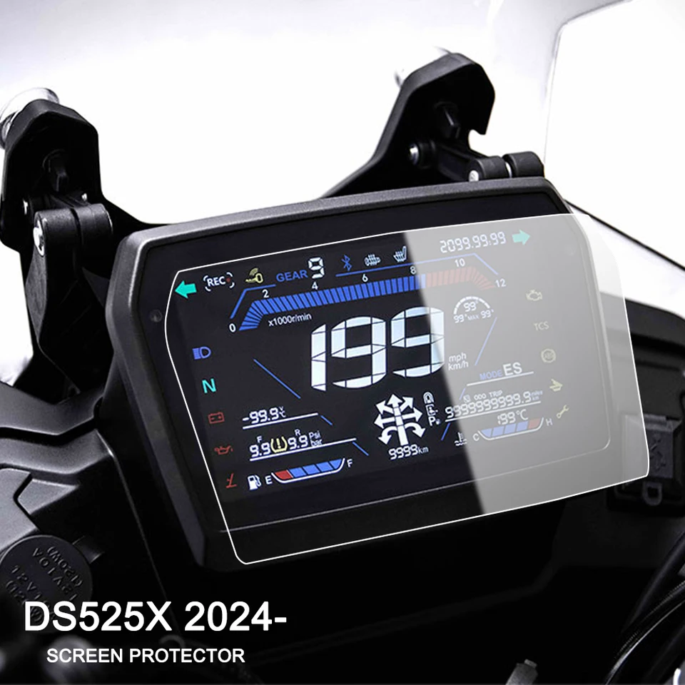 DS525X Príslušenstvo Scratch Cluster Screen pre Loncin VoGE 525 DSX 2024- Motocyklové príslušenstvo poškriaba