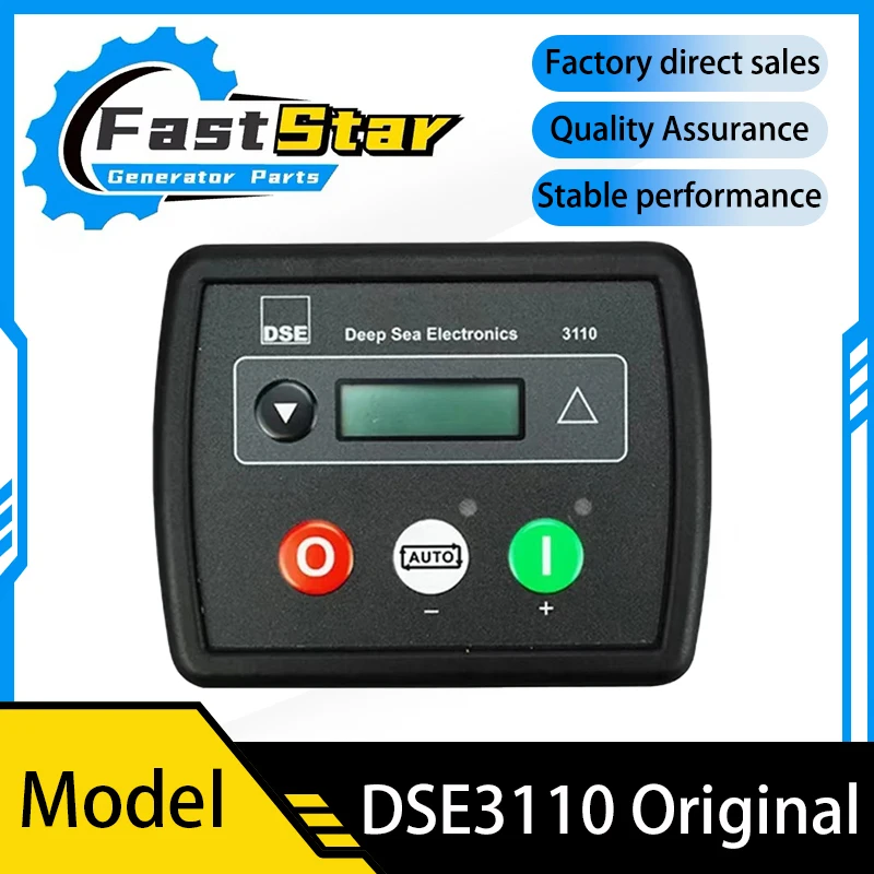 DSE3110 Originálny ovládač Generátora hlbokého mora MPU Malé dieselové alternátor riadenie pannelový modul Genset náhradné diely DSE 3110
