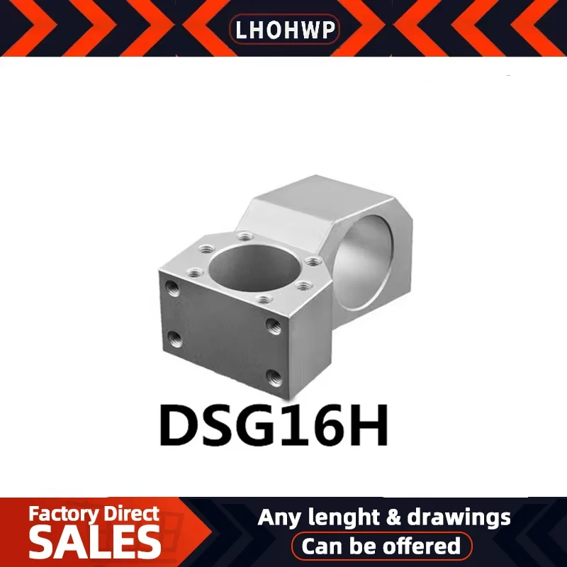 DSG16H držiak na držiak CNC ParlScrew Matica Pass Fits for SFU1604 1605 1610