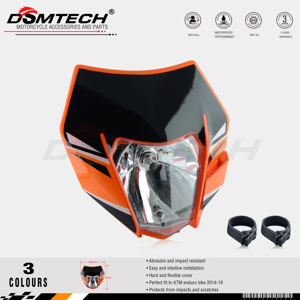 DSMTech svetlometový svetlomet so nálepkou pre KTM SX F EXC XCF SMR 2014 2015 2015