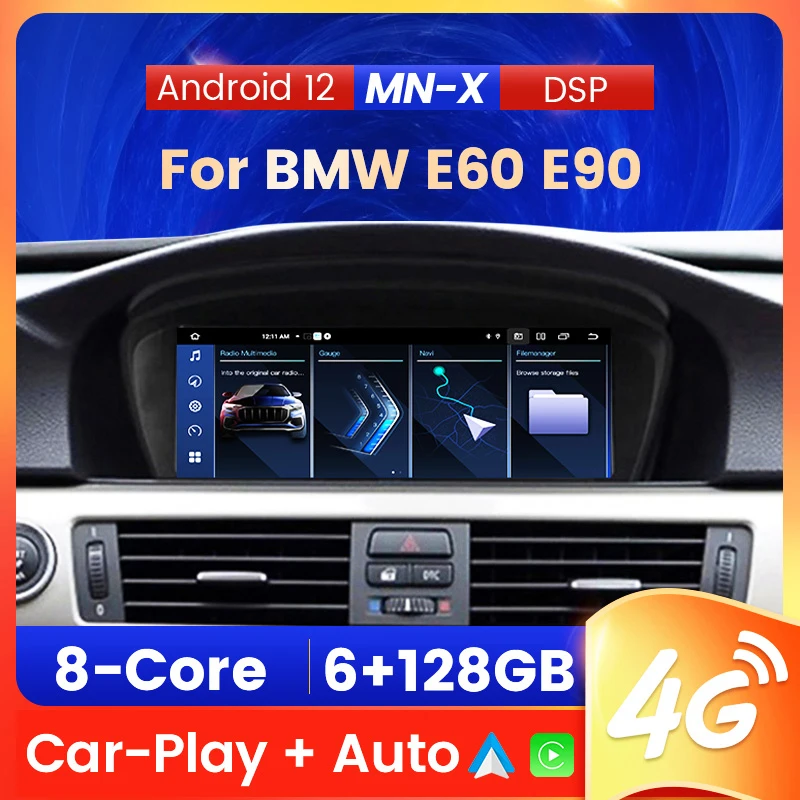 DSP Android 13 6+128G pre BMW E60 E61 E62 E63 E90 E91 E92 E93 s obrazovkou Radio GPS navigácia multimediálny DVD Player CarPlay