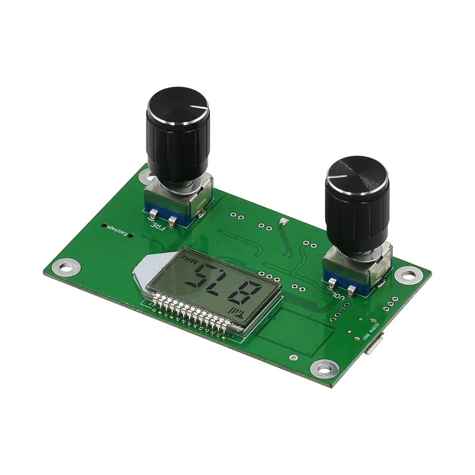 DSP PLL Digital Stereo FM Radio Radio prijímač doska 87-108MHz so sériovým riadiacim frekvenčným rozsahom 50Hz-18KHZ radič