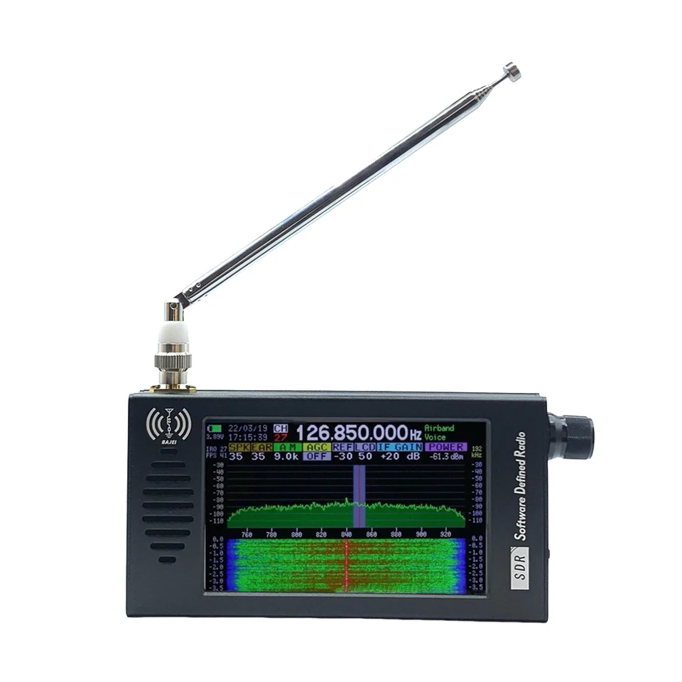 DSP SDR Radio prijímač prenosné krátkodobé rádio 4,3 palca dotyková obrazovka Short Wave Am FM DSP Radio Stereo MP3 Player pre vonkajšie