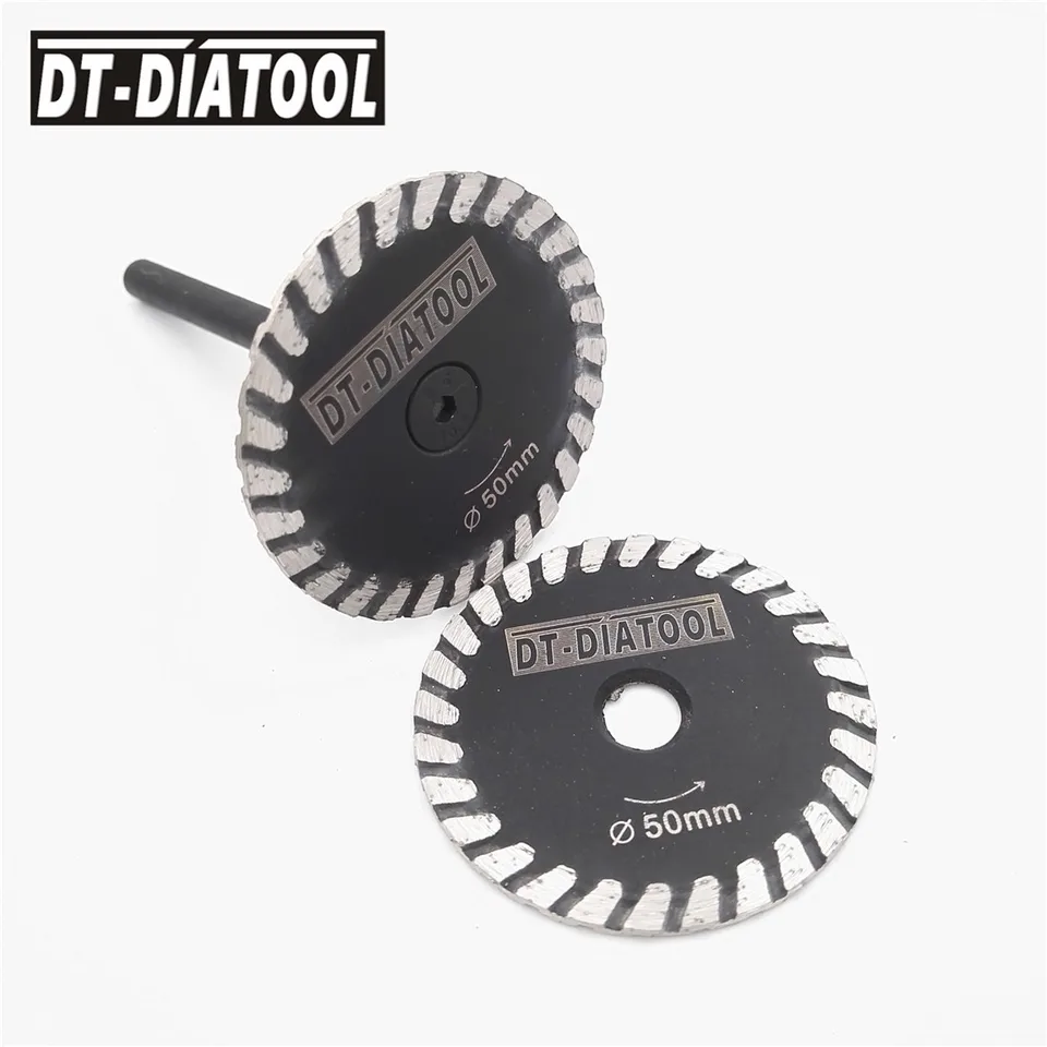 DT-Diatool 1pc DIA 30/40/50 mm mini gravírovanie diamantovú čepeľ s odnímateľným 6 mm driem