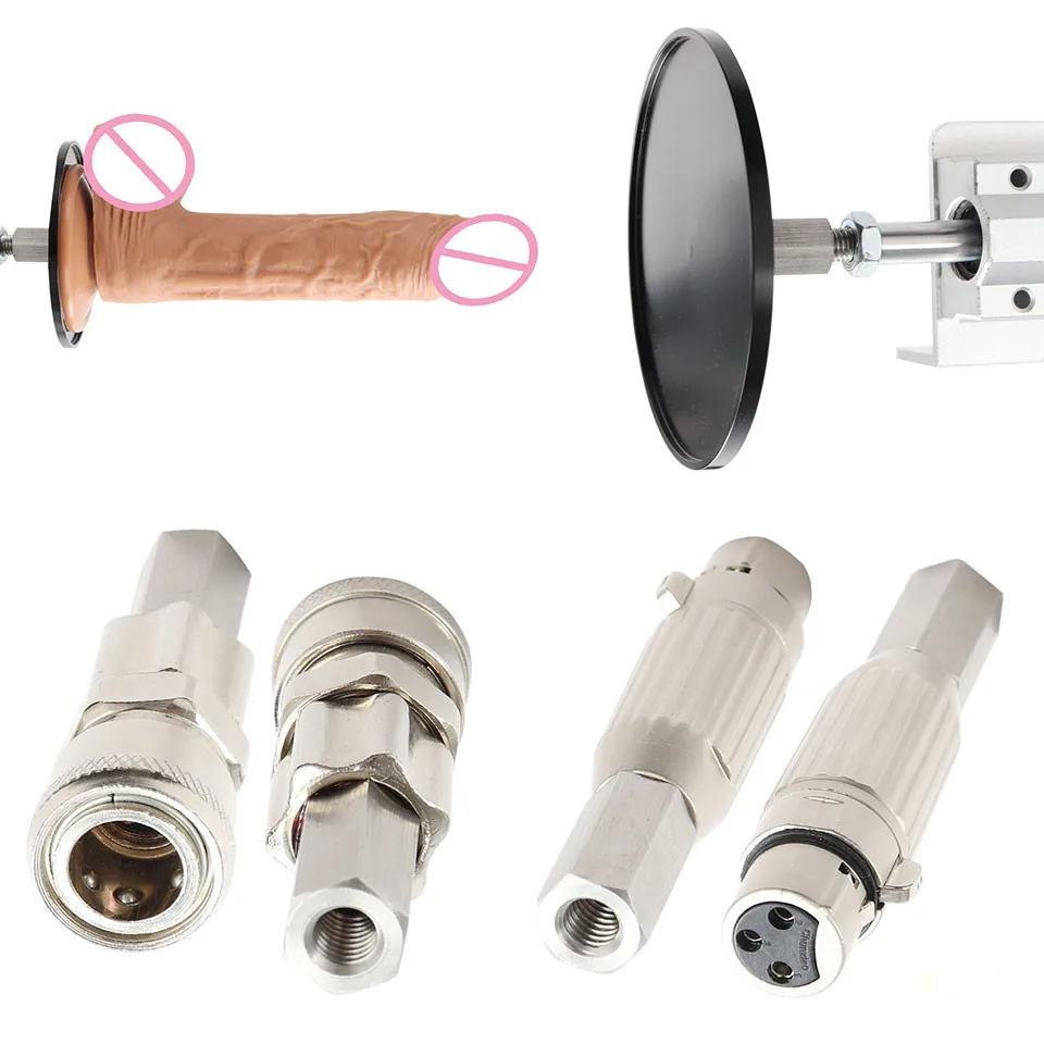 Dtsudu m20 sexuálne prílohy Sex Sex Dildos sacie pohár 3xlr audio vac-u-lock ohýbateľný jarný konektor M8 American Screw