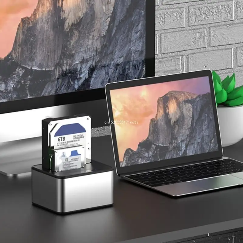 Dual-Bay External- Dock USB3.0 HDD Duplicator-Of-Ofline Kopírovanie stojany Dropship