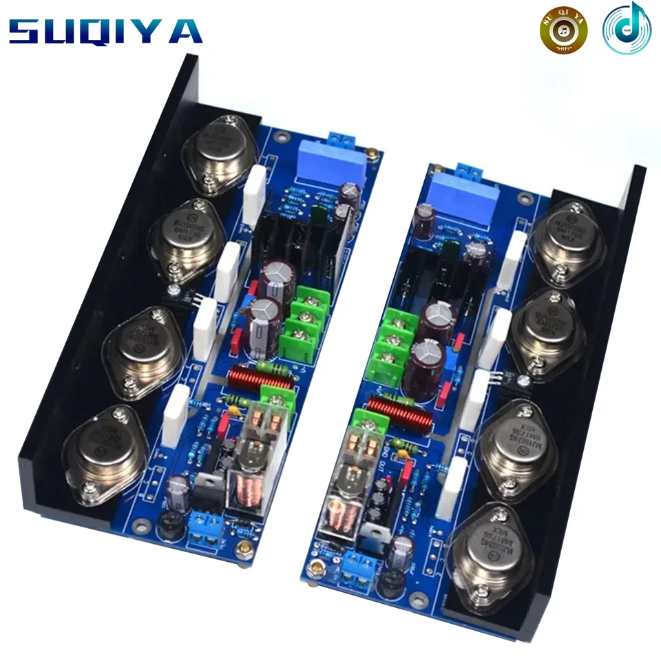 DUAL DC35V UPC1342 Zlaté tesnenie na MJ15024 MJ15025 TREAS TRIEDA AB 180W*2 Stereo HIFI Fever Audio zosilňovacia doska