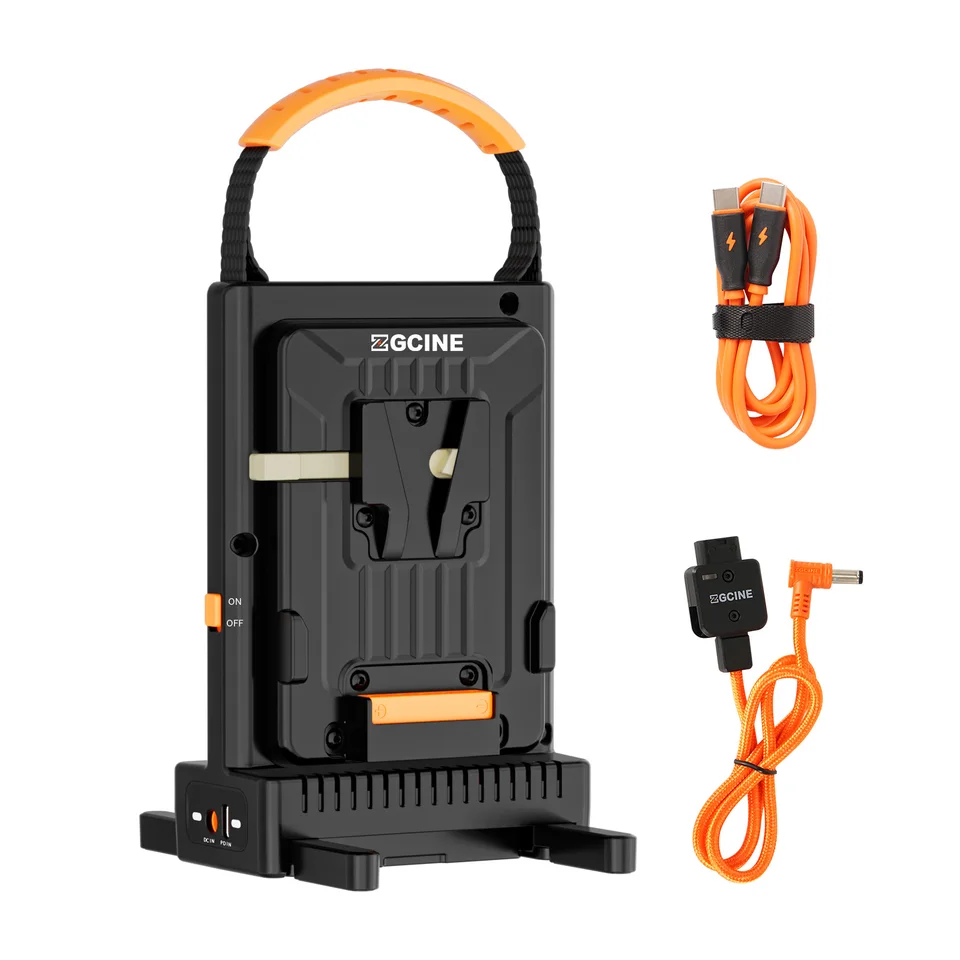 Dual-kanál V-Mount Battery nabíjačka v Lock Battery nabíjačka 100W USB-C PD rýchla nabíjačka