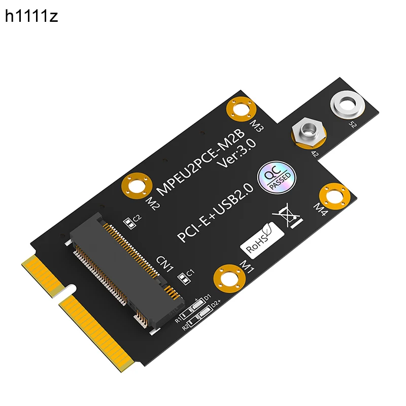 Dual Nano SIM slot na kartu SIM M.2 Kľúč B k mini adaptéru PCI-E pre podporu modulu 3G/4G/5G