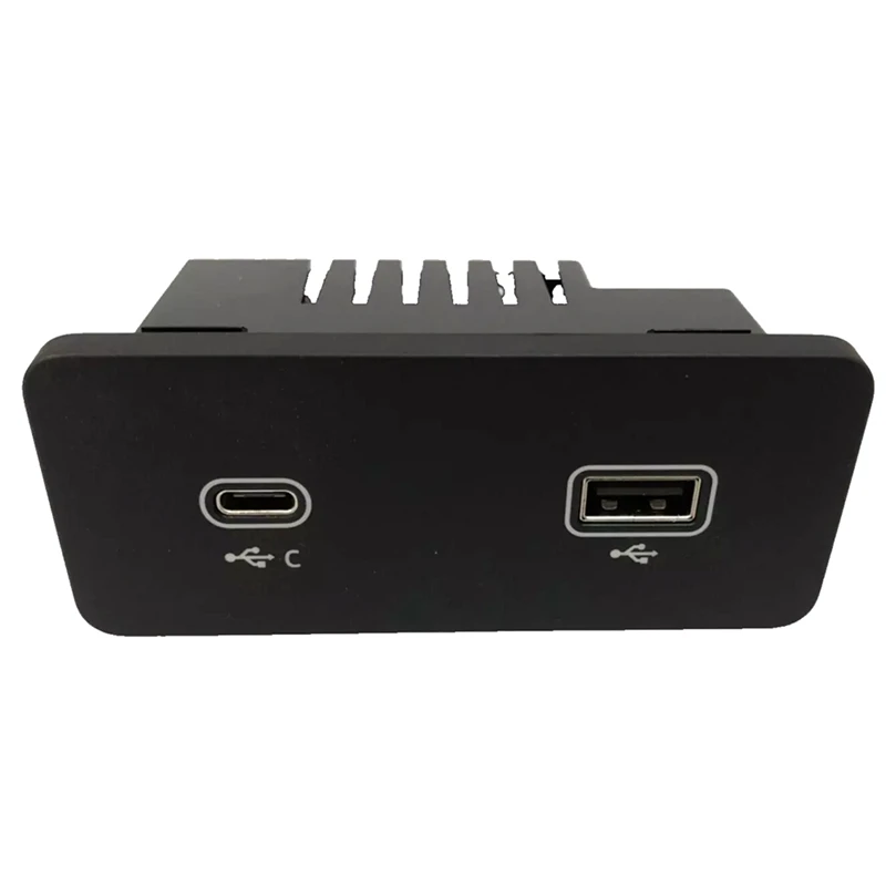 Dual USB Port Typ-C Nabíjací port predného zadného stredu Audio rozhranie LR139594 T2H47806 pre Jaguar XF 2016+/E-PACE 2017+