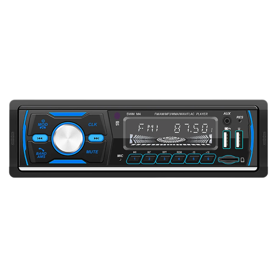 Dual USB Stereo Player RDS AM FM digitálny automobil Rádio DAB+ Central multimediá