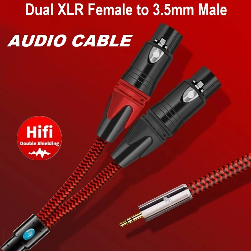 Dual XLR Žena až 1/8 
