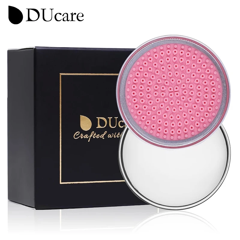 Ducare make -up kefka čistič mydlové mydlo Čistenie prania kefou Silikónová podložka make -up kozmetické kusové očné tiene Čistiace náradie