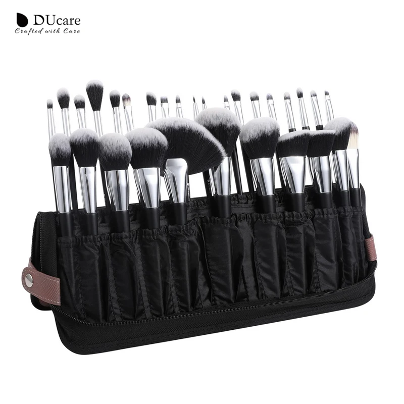 Ducare skladacie ženy Kozmetická taška Vodotesný make -up kefový taška umelec Artist Case Uskladanie zipsová kabelka na darček pre cestovný domov