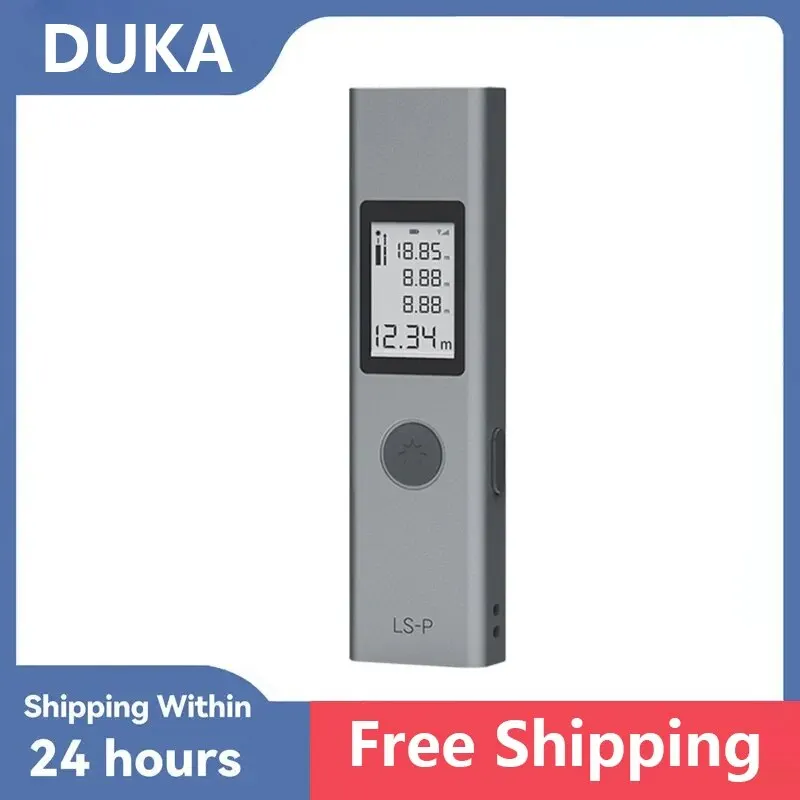Duka Atuman LS P/2S/2 Laser Rangerder 40 m/25 m Mini meracie nástroje pre prenosný nabíjateľný digitálny laserový meter